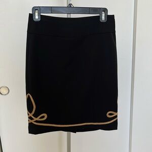 Black pencil skirt, excellent condition, never worn, no tags